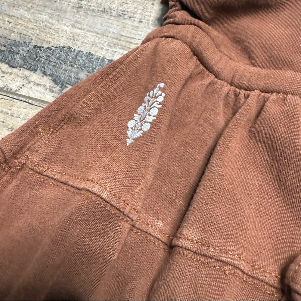 Free People Movement Pull On Brown Flared Pants - Picture 7 of 14
